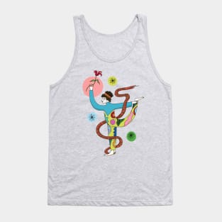 Snake yoga Tank Top